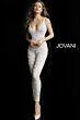 Jovani 60010 Beaded Formal Jumpsuit with Overskirt