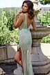 Jovani 63405 High Slit Formal Gown