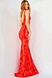 Jovani 3263 V-Back Embellished Dress