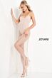 Jovani 04864 Sheer Skirt Bodysuit Dress