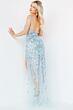 Jovani 05872 High Slit Beaded Dress