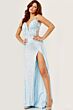 Jovani 06426 Floral Top Backless Dress