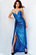 Jovani 04870 High Slit Sequin Dress