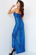 Jovani 04870 High Slit Sequin Dress