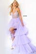 Jovani 07231 Sheer Bodice High Low Dress