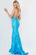 Jovani 07786 Floral Sequin Strapless Dress