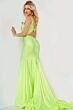 Jovani 08157 Cutout Back Beaded Dress