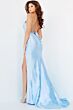 Jovani 08400 Lace-Up Back Beaded Dress