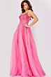 Jovani 08408 Spaghetti Straps Glitter Dress