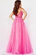 Jovani 08408 Spaghetti Straps Glitter Dress