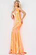 Jovani 09114 Halter Neck Sequin Dress