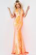 Jovani 09114 Halter Neck Sequin Dress