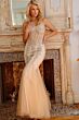 Jovani 5908 Godet Skirt Corset Top Dress