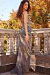 Jovani 06790 Beaded Illusion V-Neck Dress
