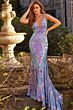 Jovani 08099 Open Back Sequin Dress