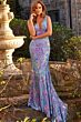 Jovani 08099 Open Back Sequin Dress
