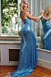 Jovani 22531 Beaded Bodice Sequin Dress