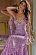 Jovani 23079 Illusion Sides Sequin Dress