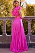 Jovani 23322 Ruffle Strap Open Back Dress
