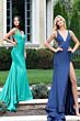 Jovani 43573 Side Slit Backless Glitter Dress