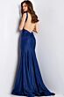 Jovani 43573 Side Slit Backless Glitter Dress