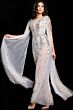 Jovani 23747 Cape Sleeves Illusion Dress