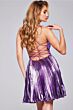 Jovani 40350 Mirror Bodice Metallic Dress