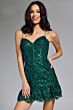 Jovani 40383 Sequin Embroidery Corset Dress