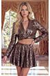 Jovani 48722 Blazer Top Flared Skirt 2-Piece Dress