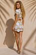 Jovani 51734 Floral Cropped Jacket 3-Piece Dress