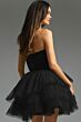 Jovani 41054 Layered Skirt Strapless Dress