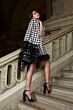Jovani M1043 Black and Ivory Blazer Dress