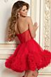 Jovani 40083 Ruffle Hem Strapless Corset Dress