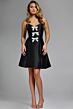 Jovani 43490 Rhinestone Bows Strapless Sweetheart Dress