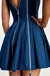 Jovani 44679 Zipper Accents Denim Dress