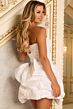 Jovani 45363 Pickup Skirt Bow Back Strapless Dress