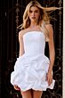 Jovani 45363 Pickup Skirt Bow Back Strapless Dress