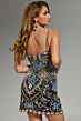Jovani 46590 Spaghetti Straps Embellished Dress