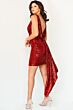 Jovani 03855 Sequin Dress with Tail