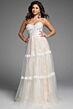 Jovani 41066 Sweetheart Neck A-Line Lace Wedding Dress