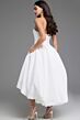 Jovani 42345 Strapless High Low Bubble Skirt Wedding Dress