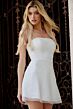 Jovani 44965 Beaded A-Line Strapless Bridal Dress
