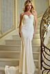 Jovani JB40013 Lace Applique Strapless Sweetheart Neck Bridal Dress