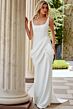 Jovani JB45620 Draped Skirt Sleeveless Bridal Gown