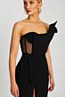 Jovani 48205 Crumbcatcher Neck High Slit Wedding Dress