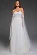 Jovani JB42481 Lace-Up Back Sweetheart Neck Wedding Gown