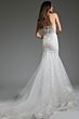Jovani JB07260 Trumpet Silhouette Strapless Wedding Gown
