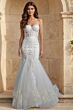 Jovani JB07260 Trumpet Silhouette Strapless Wedding Gown