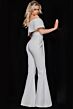 Jovani 09726 Tie Waist Off The Shoulder Jumpsuit