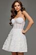 Jovani 36578 Sheer Bodice Strapless Dress